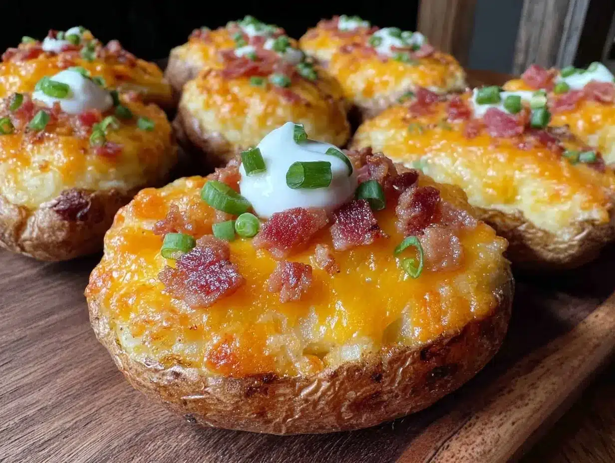 crispy loaded potato skins supreme recipe preparation steps