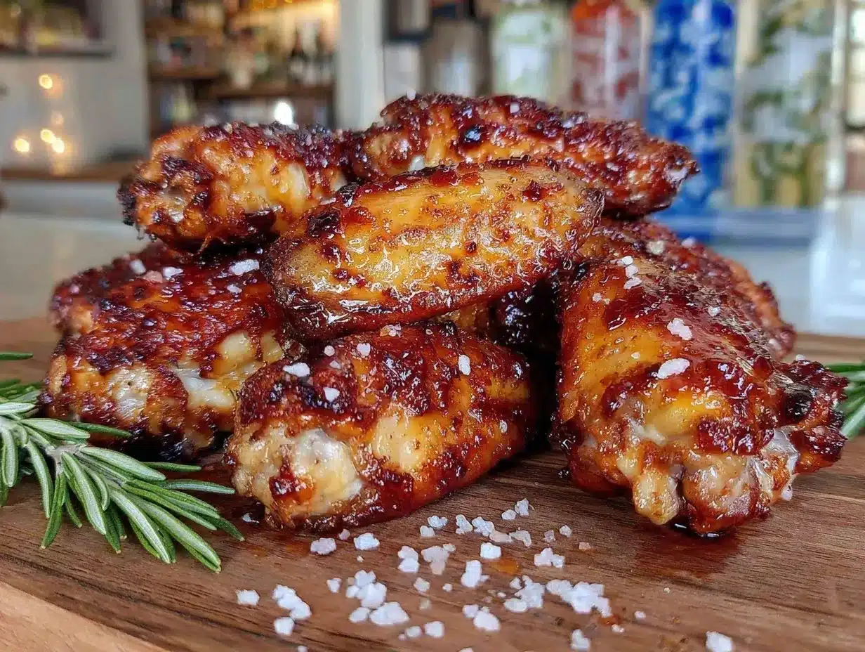 crispy oven baked chicken wings preparation steps