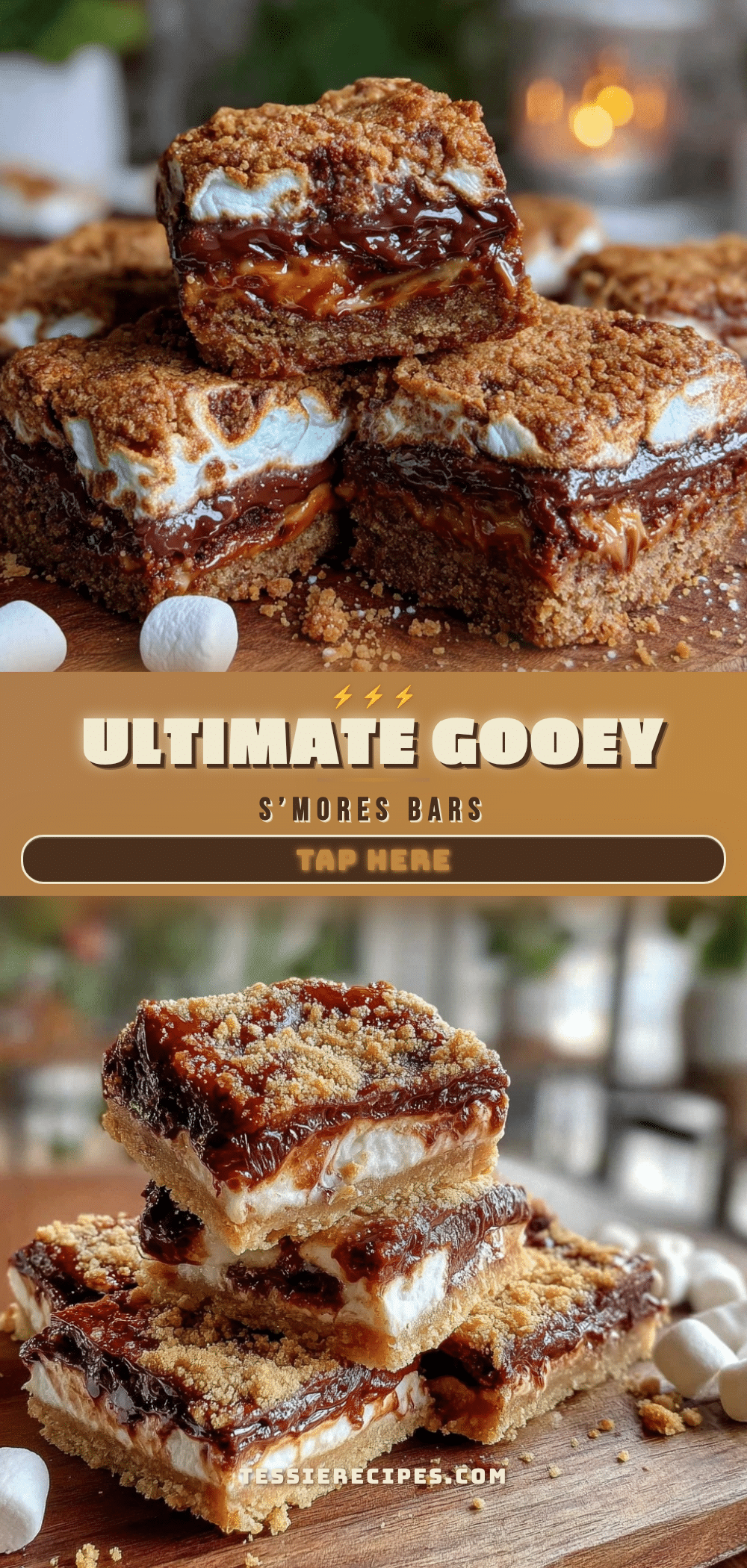 Crispy S’mores Bars recipe