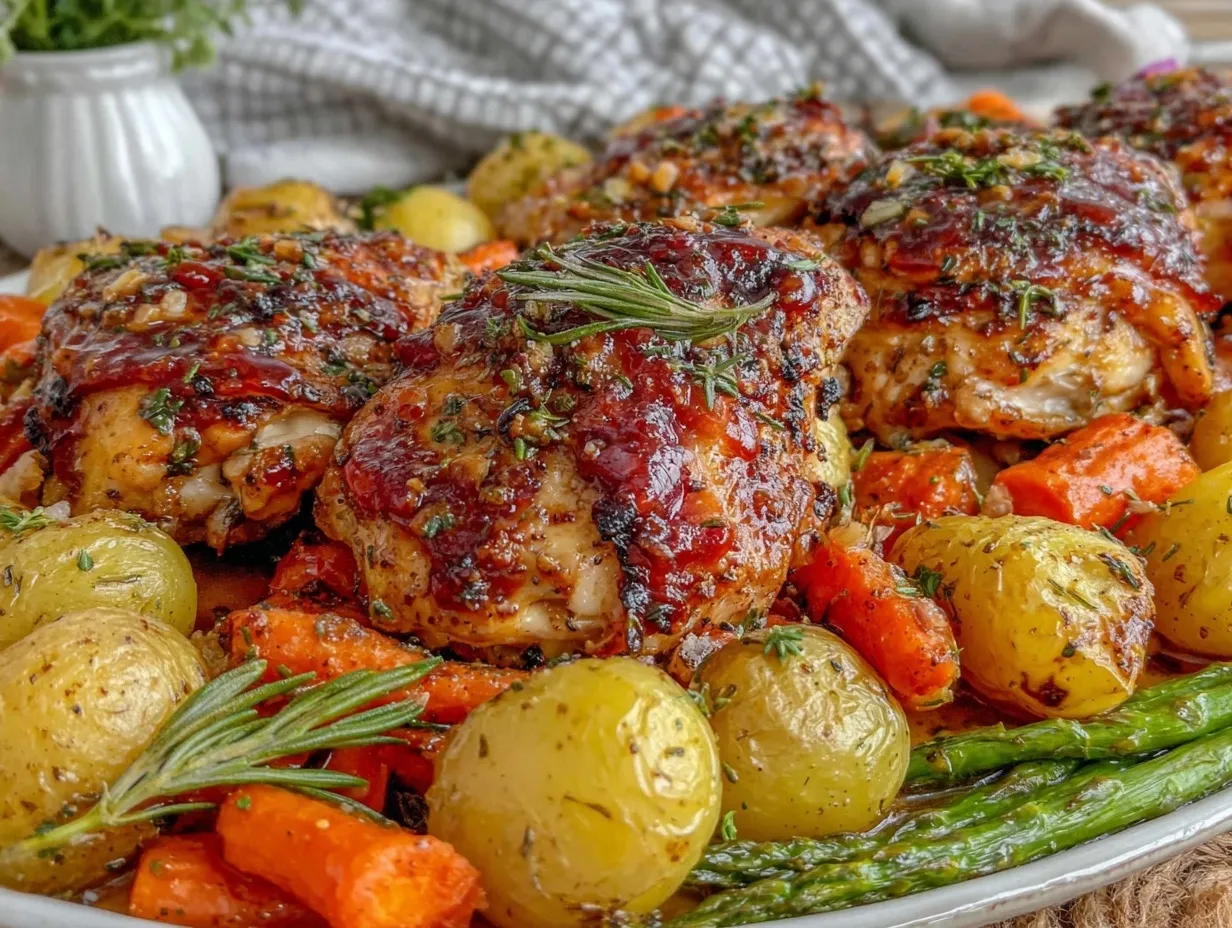 crispy sheet pan lemon herb chicken preparation steps