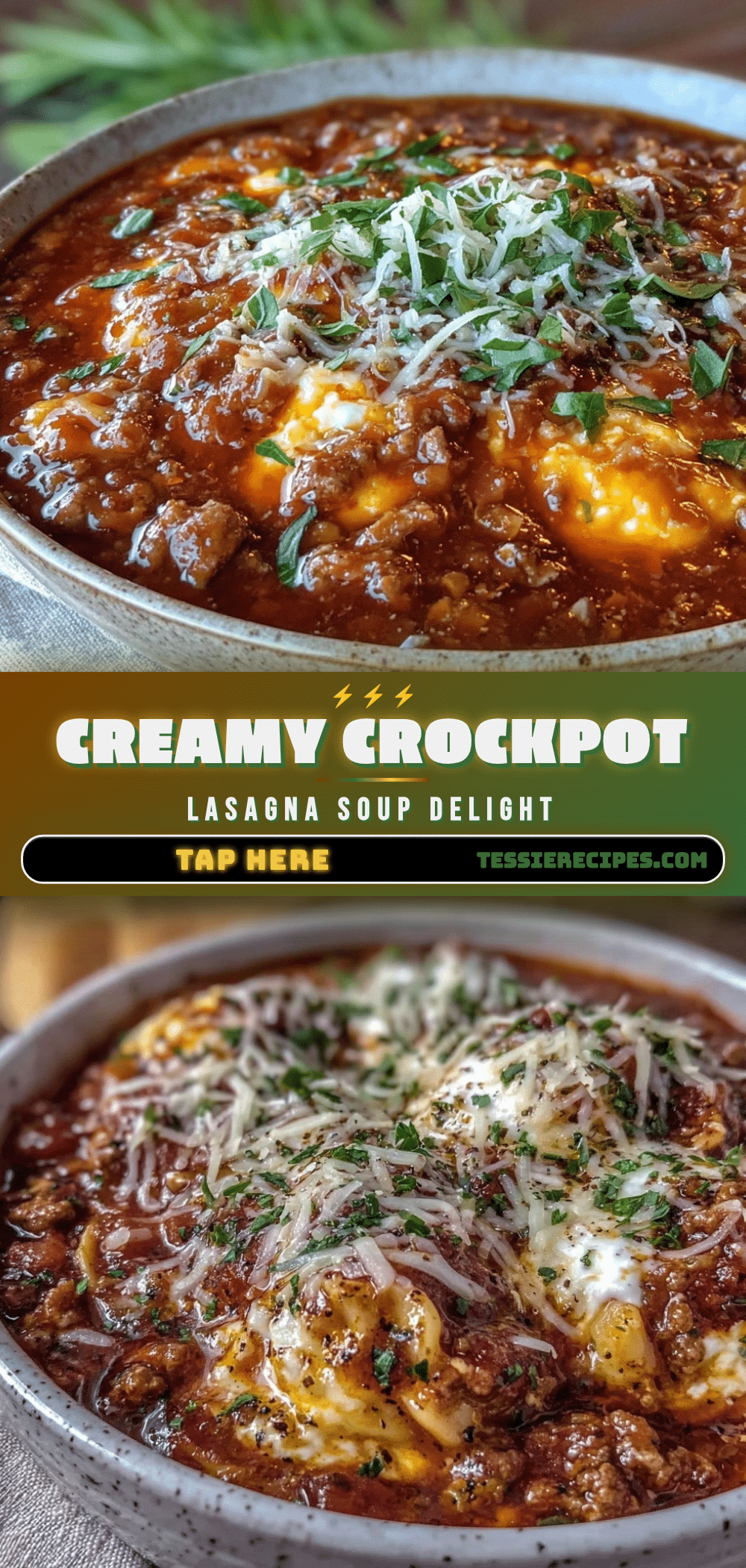 crockpot lasagna soup recipe