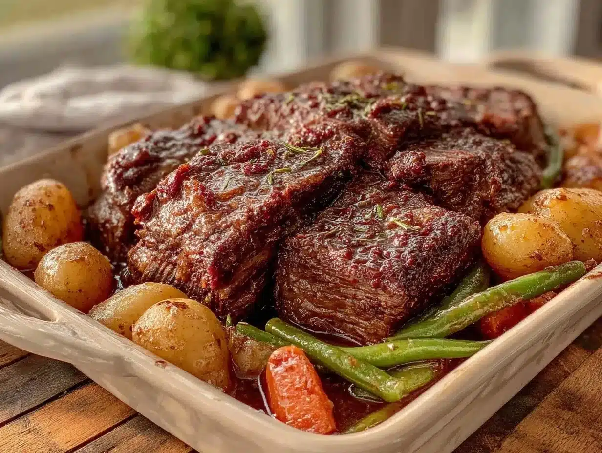 crockpot pot roast preparation steps