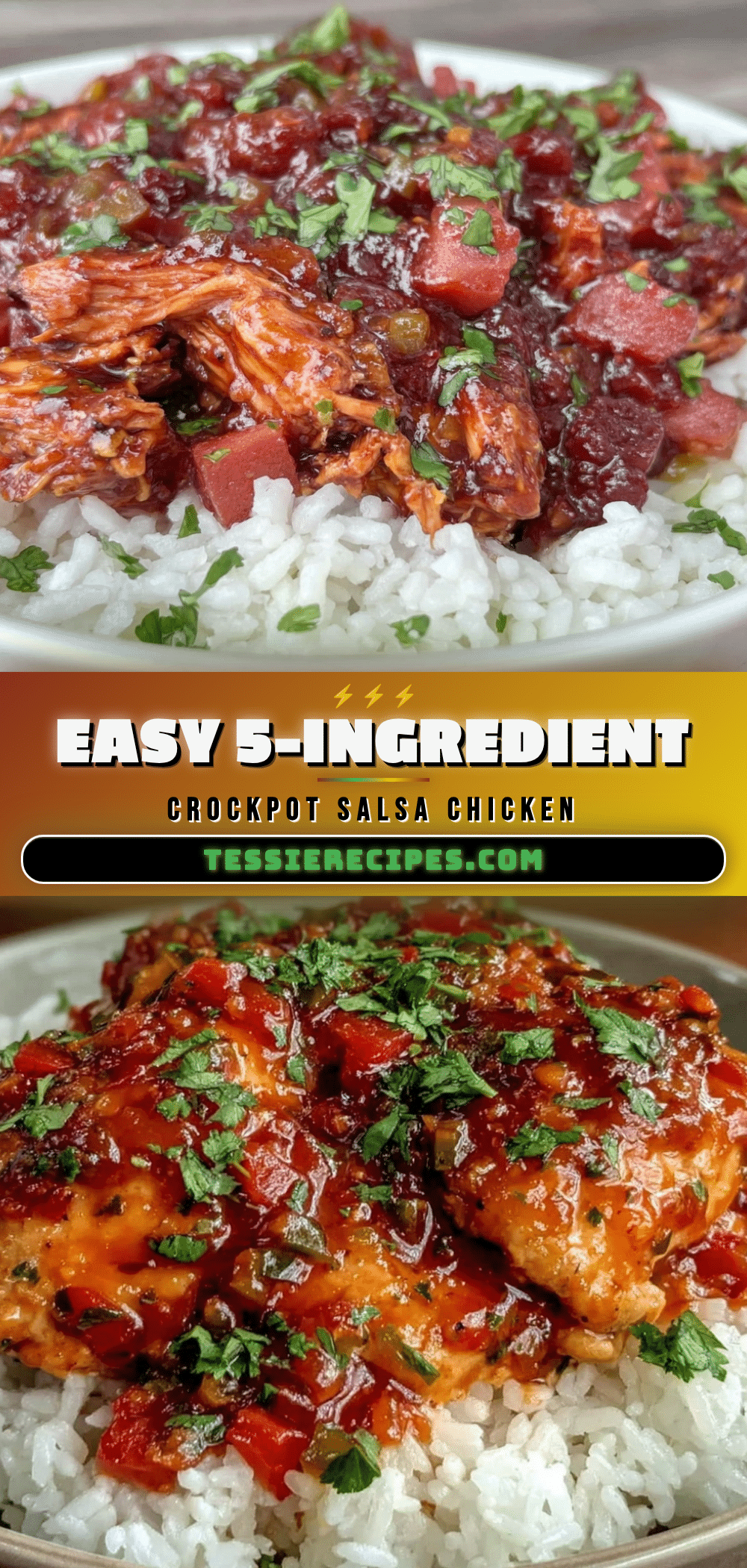 crockpot salsa chicken recipe