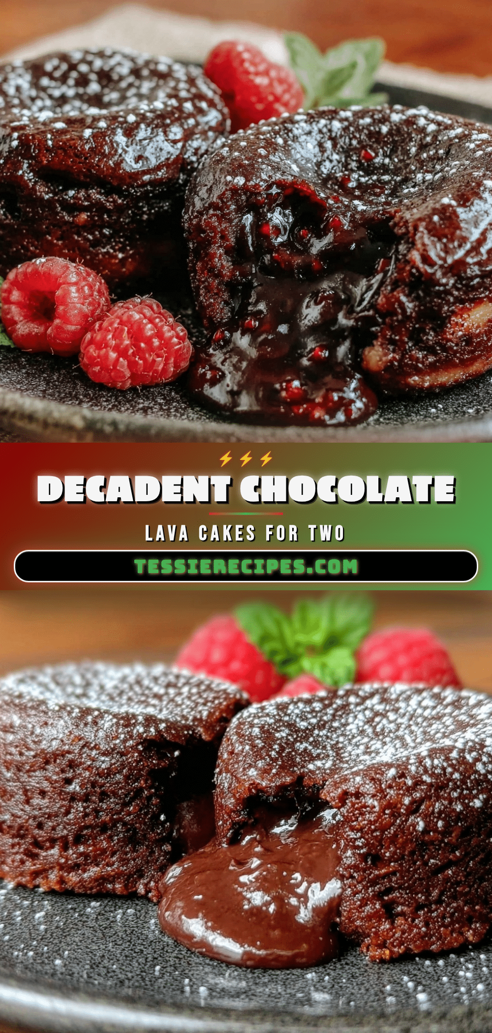 decadent chocolate lava cakes for two recipe