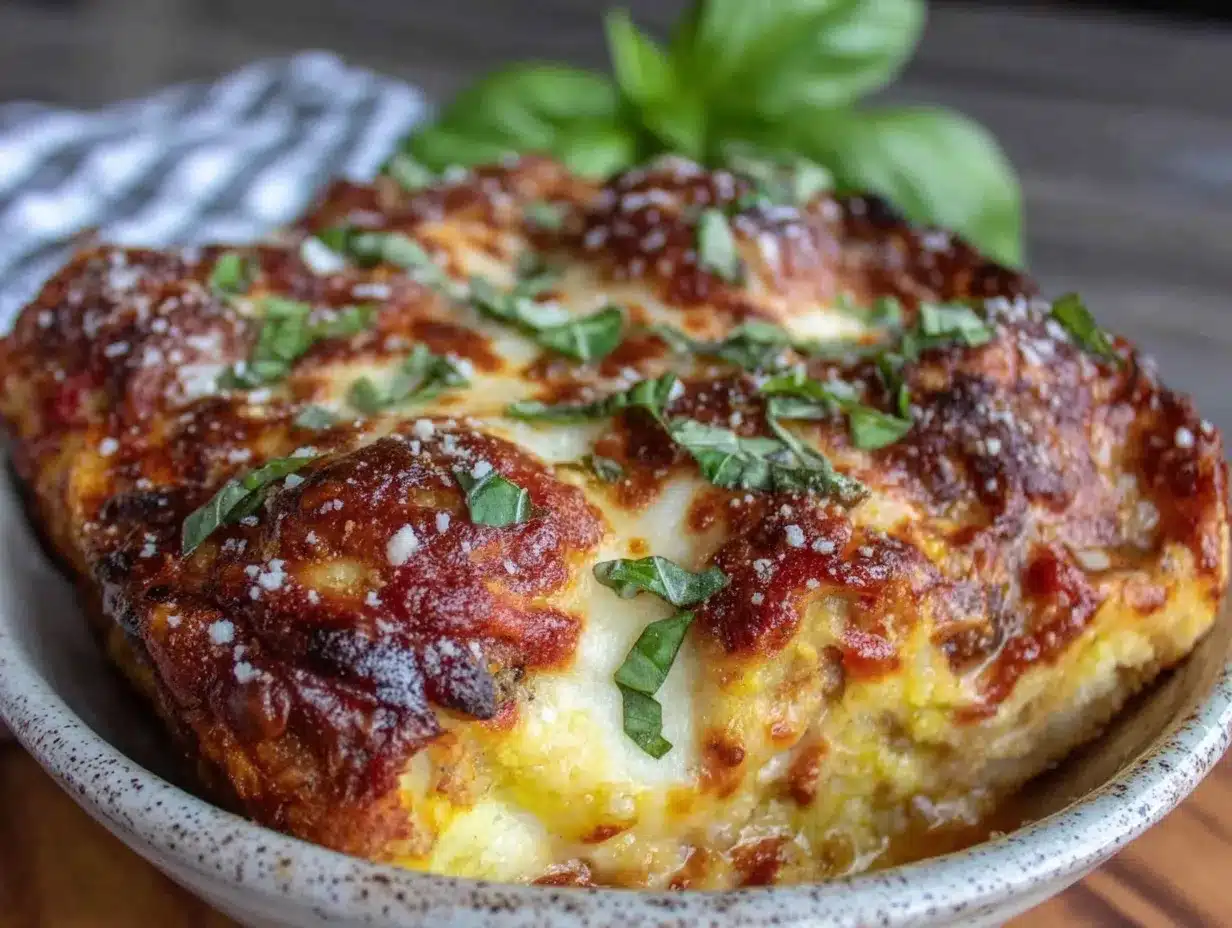 easy cheesy chicken parmesan casserole preparation steps