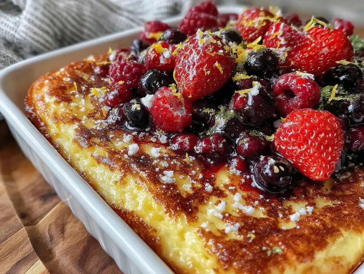 easy fluffy sheet pan pancakes preparation steps