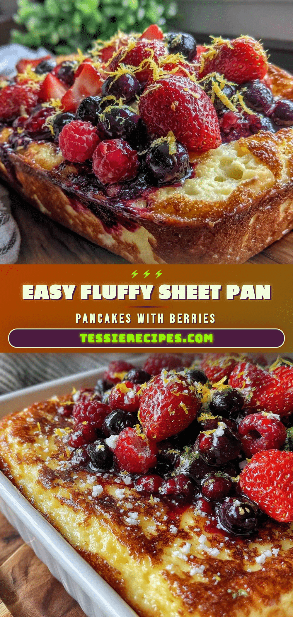 easy fluffy sheet pan pancakes recipe