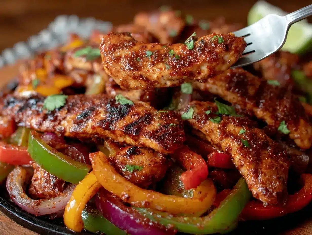 easy sheet pan fajitas preparation steps
