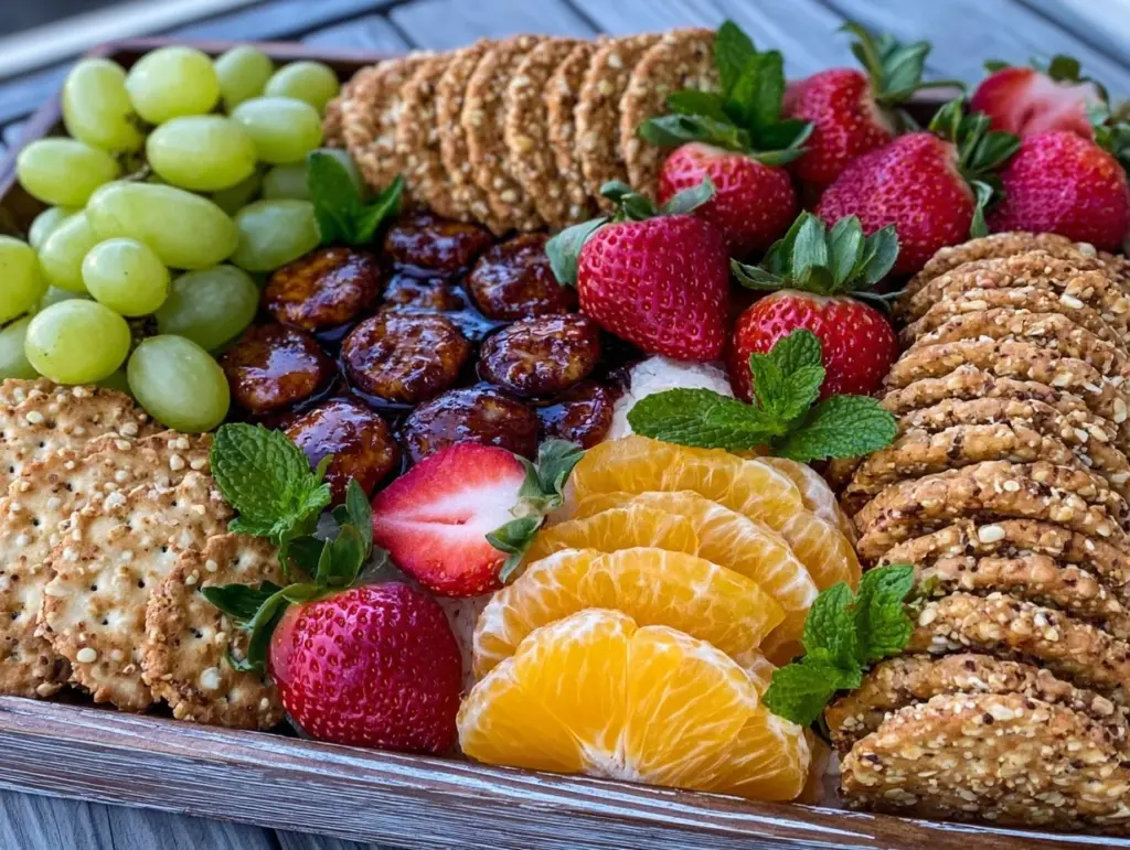 fresh beach snack charcuterie board - featured image