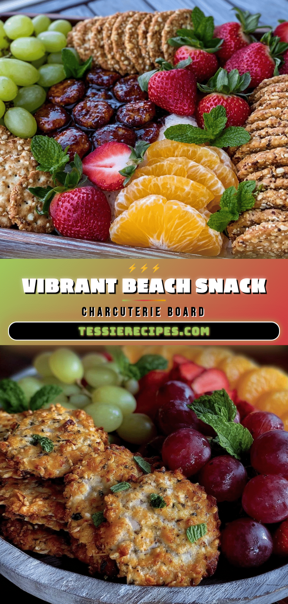 fresh beach snack charcuterie board recipe