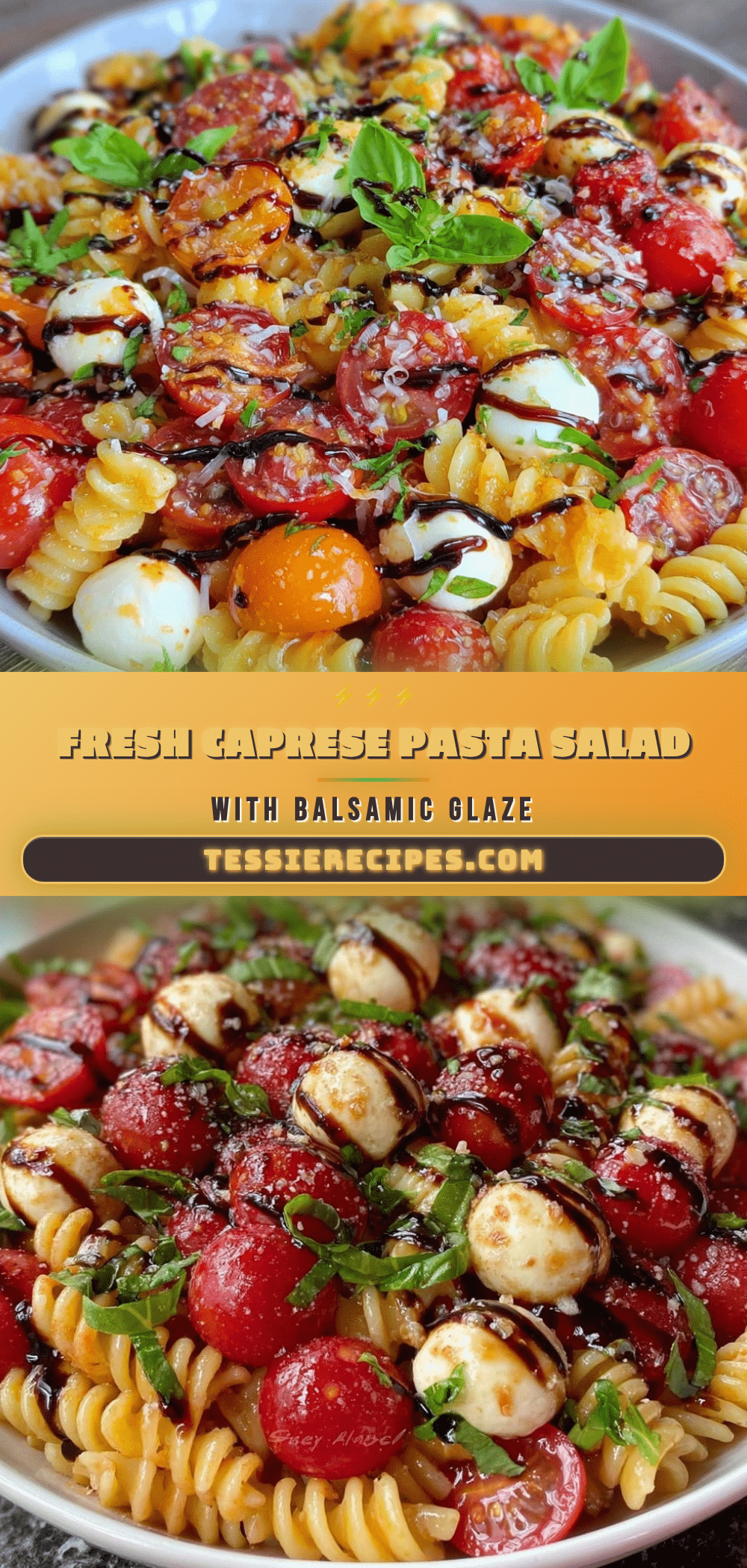 fresh caprese pasta salad recipe