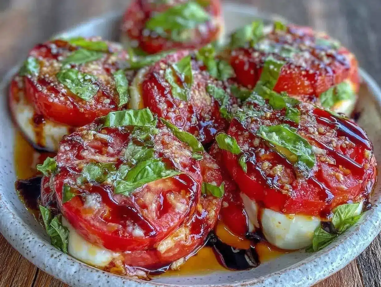 fresh caprese salad preparation steps
