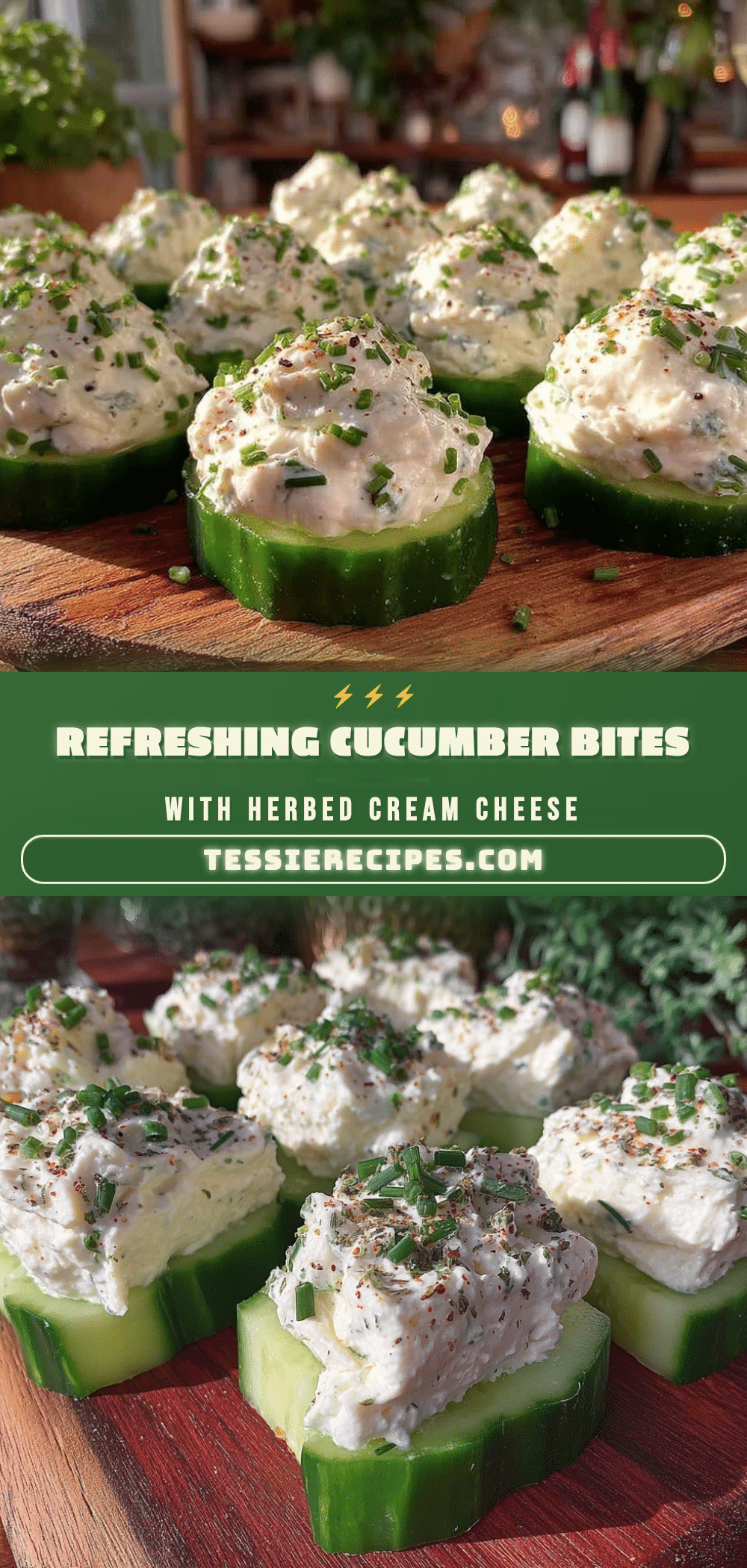 fresh cucumber bites recipe