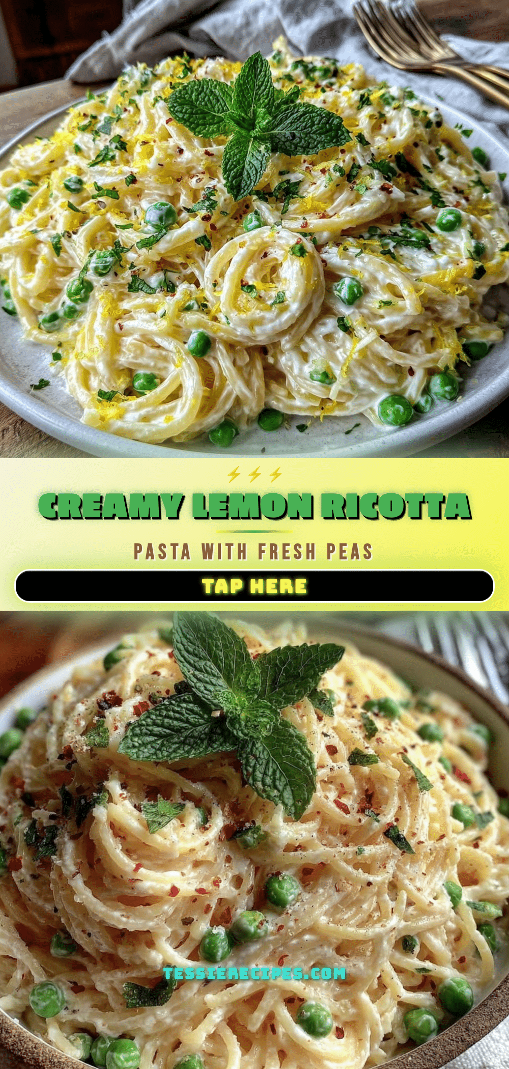 fresh lemon ricotta pasta recipe