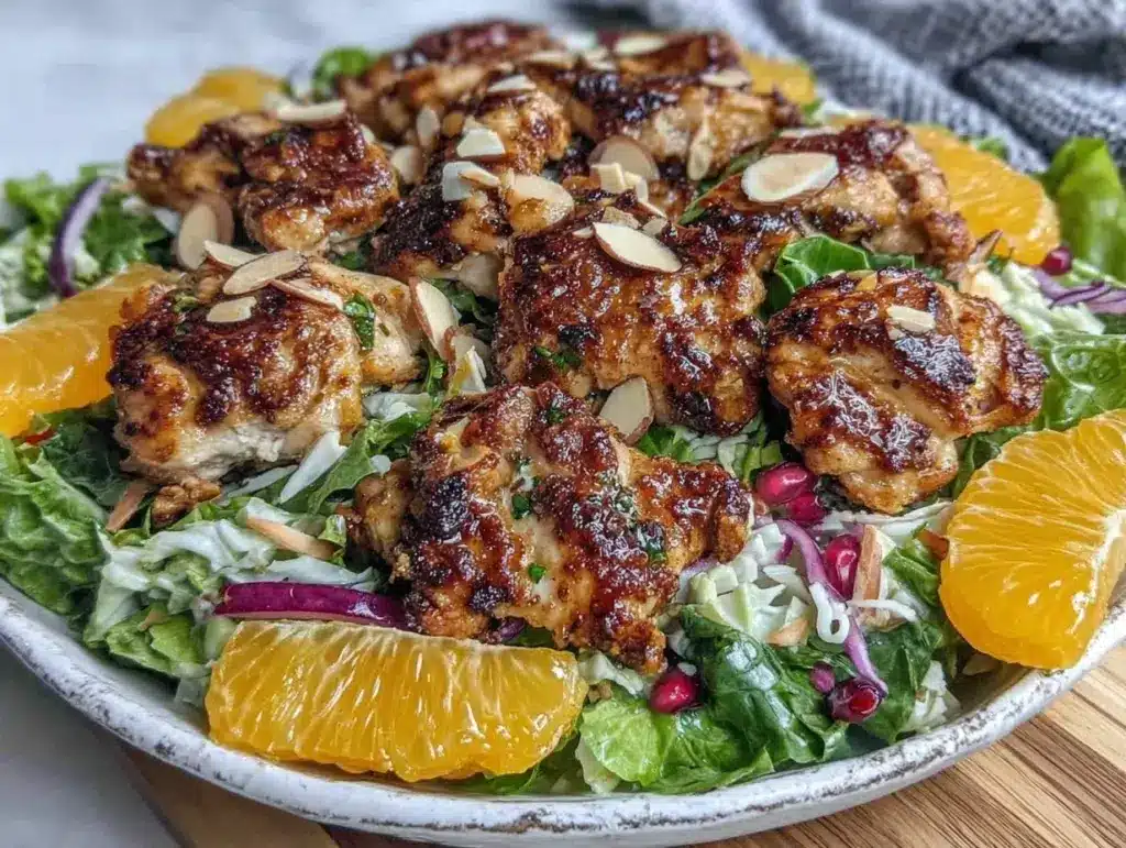 fresh mango chicken salad - featured image
