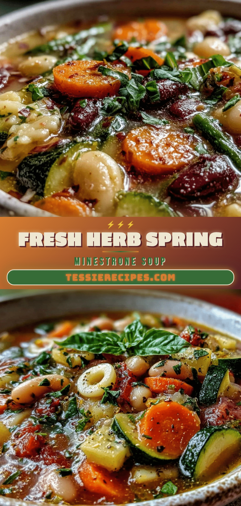 fresh spring minestrone soup recipe