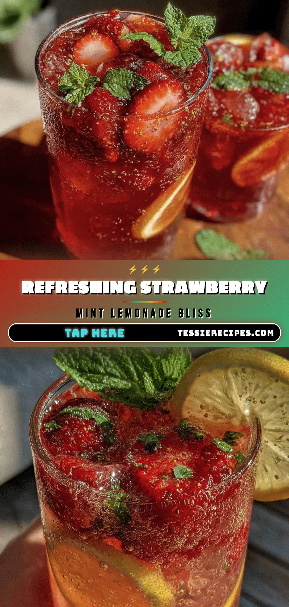 fresh strawberry mint lemonade recipe