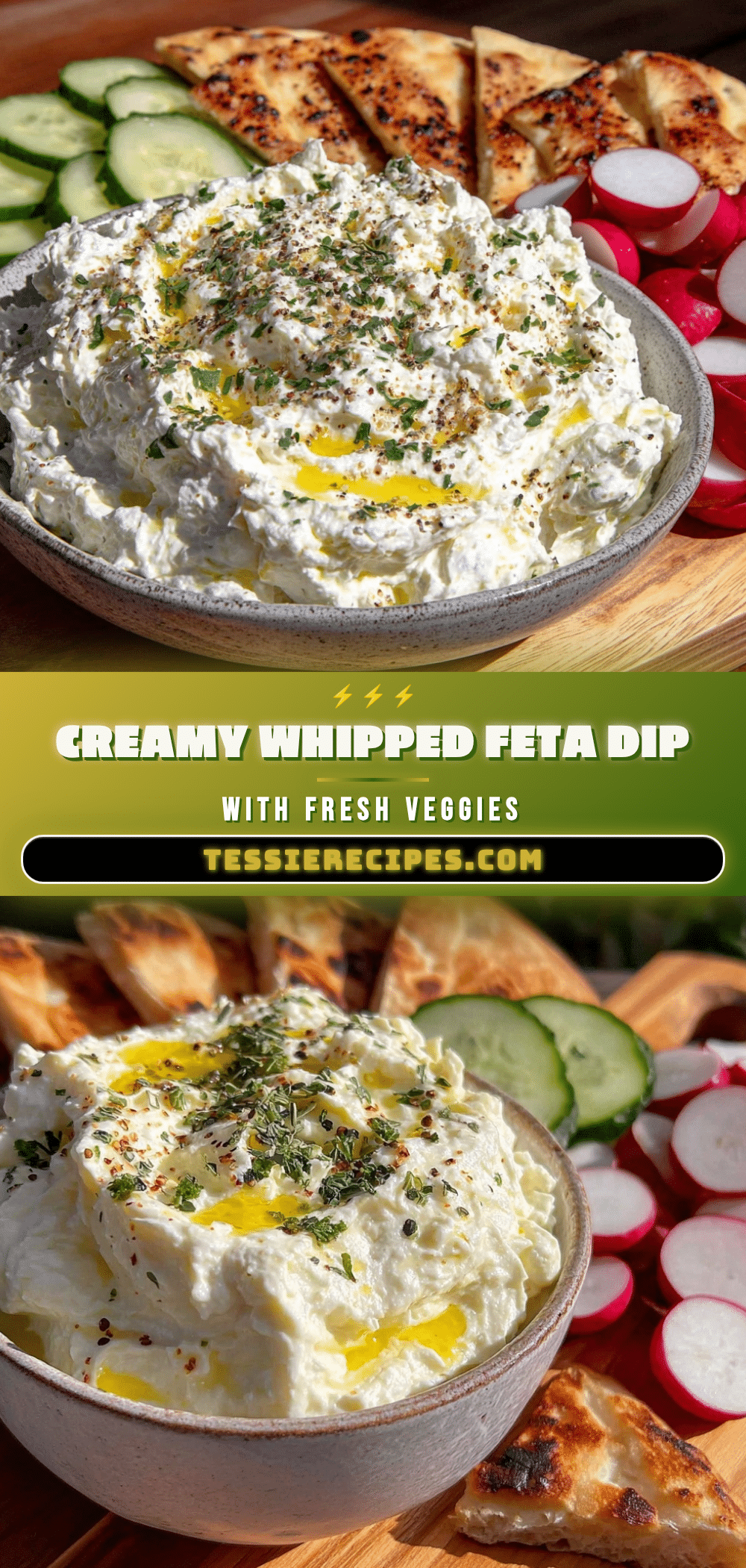 fresh whipped feta dip recipe