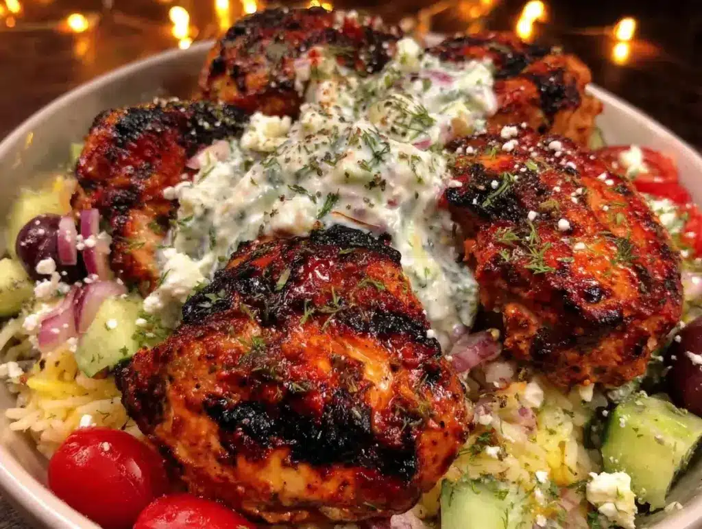 Greek Chicken Bowls - featured image