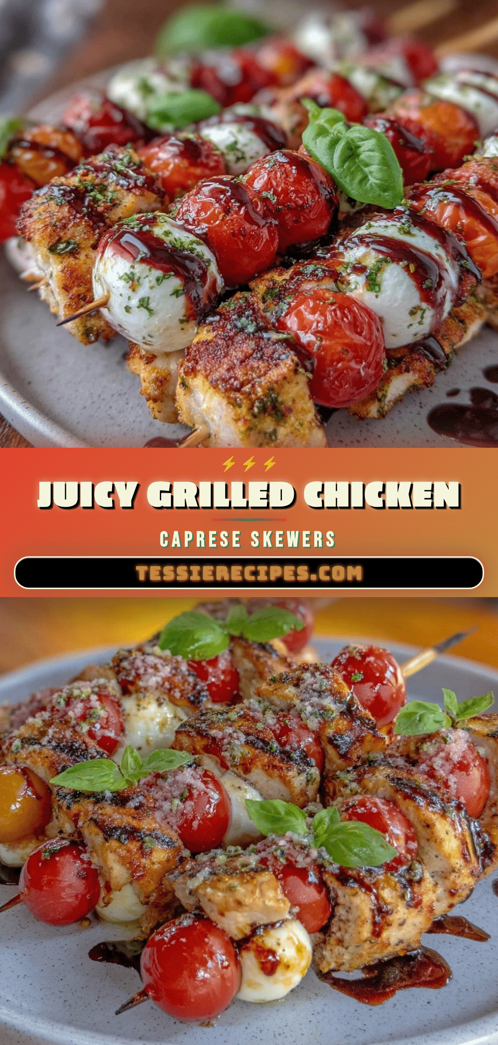 grilled chicken caprese skewers recipe