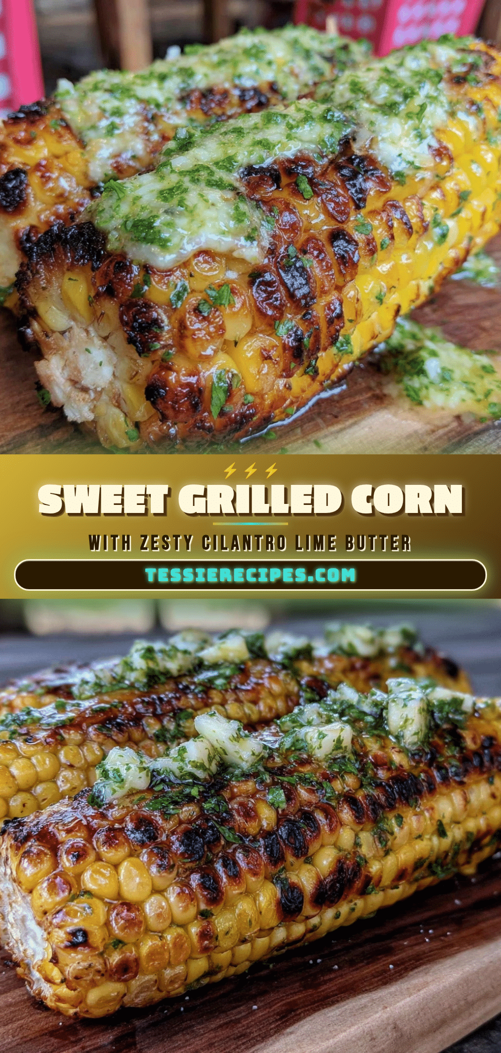 grilled corn with cilantro lime butter recipe