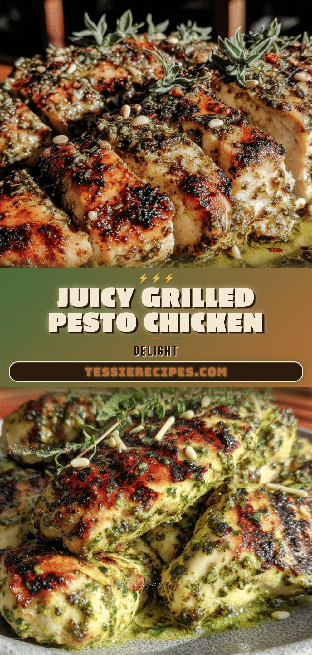 grilled pesto chicken recipe