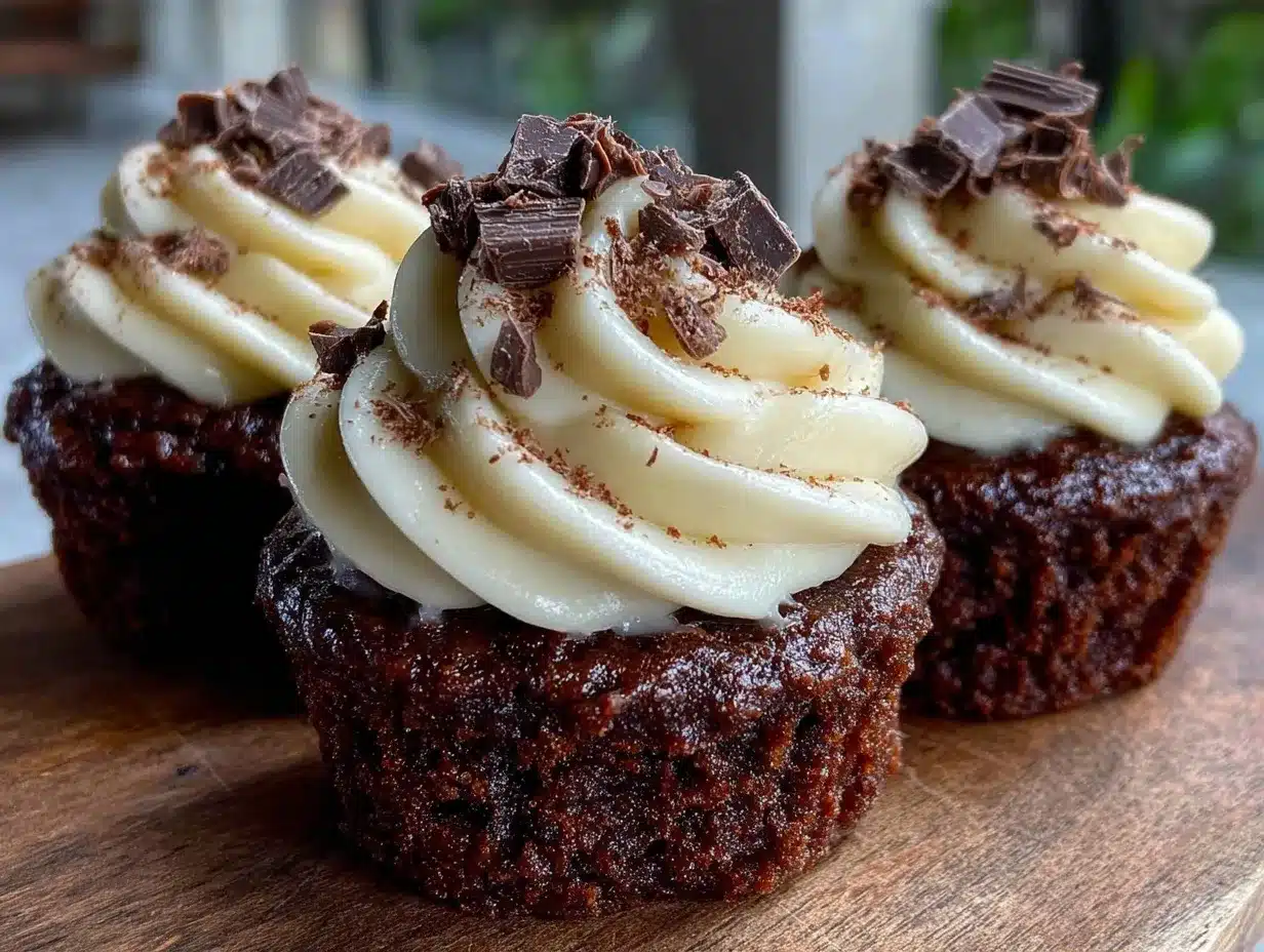 guinness chocolate cupcakes with baileys frosting preparation steps