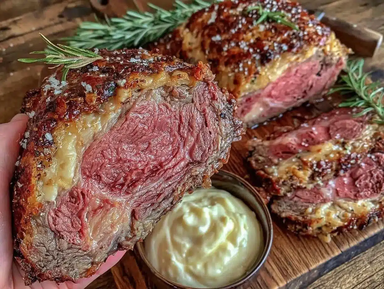 herb-roasted prime rib preparation steps