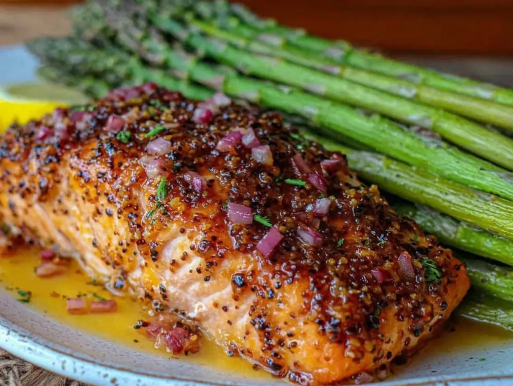 honey dijon salmon - featured image