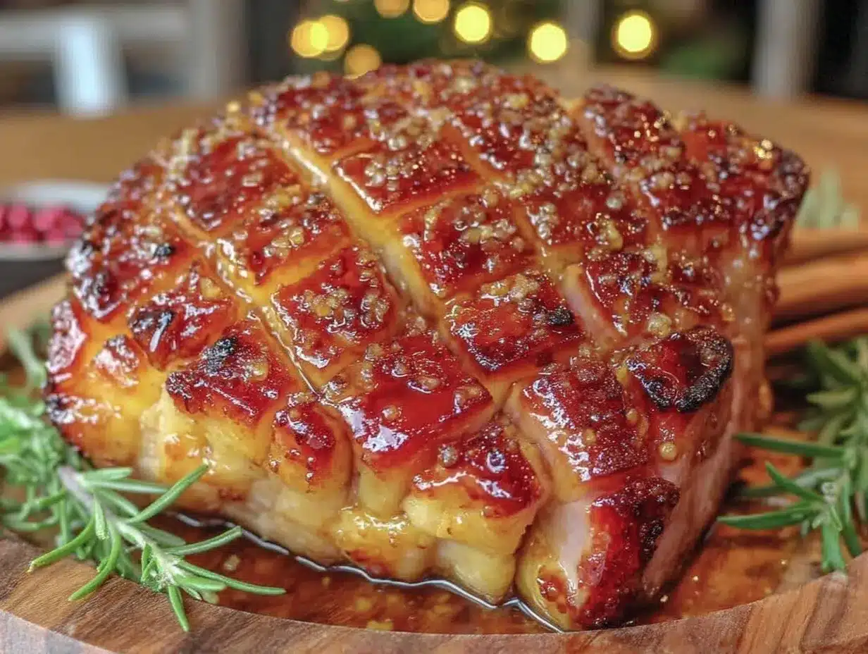 honey glazed ham preparation steps