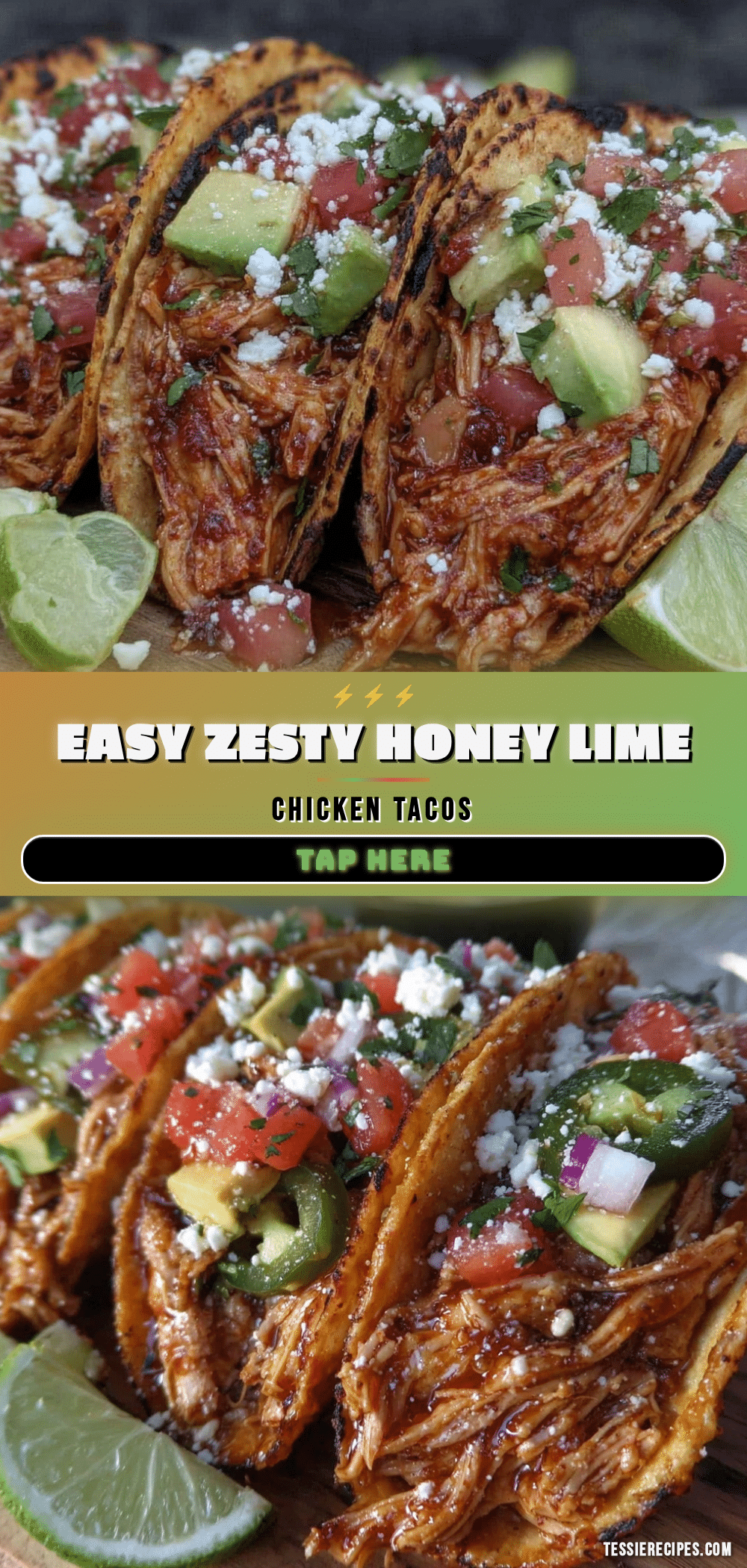 honey lime chicken tacos recipe