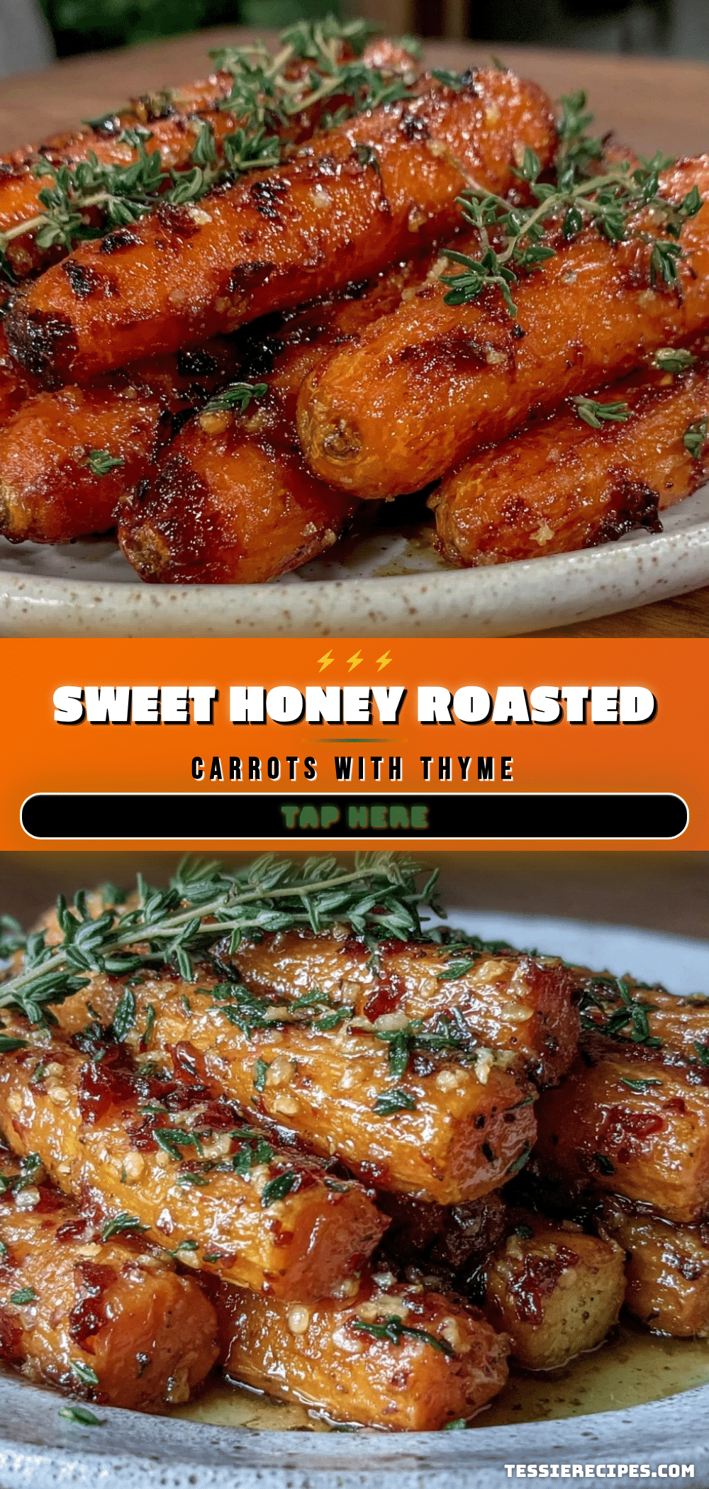 honey roasted carrots with thyme recipe