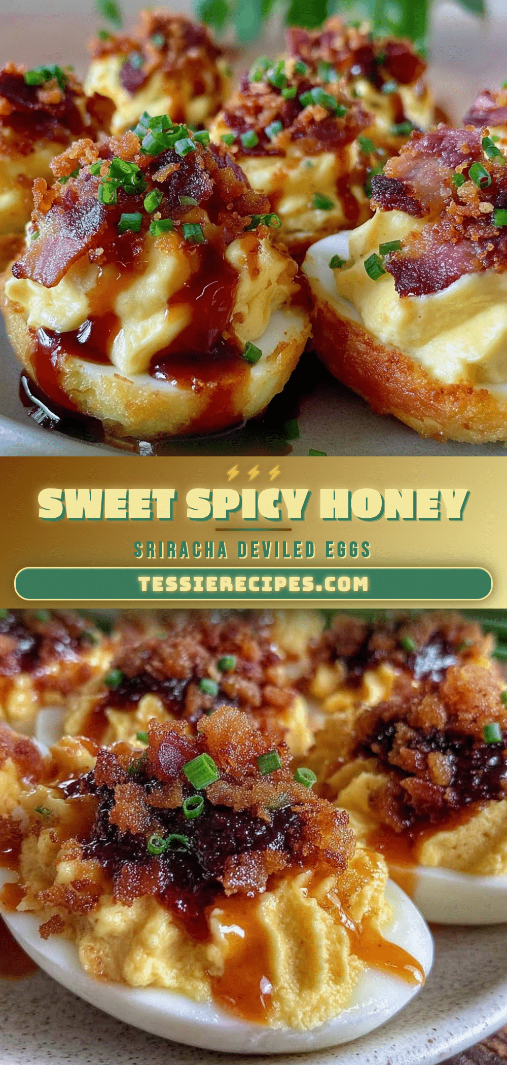 honey sriracha deviled eggs recipe