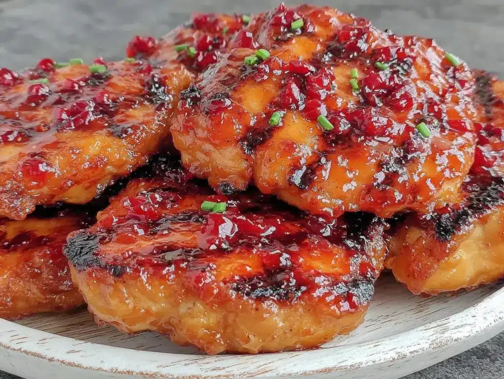 honey sriracha grilled chicken - featured image