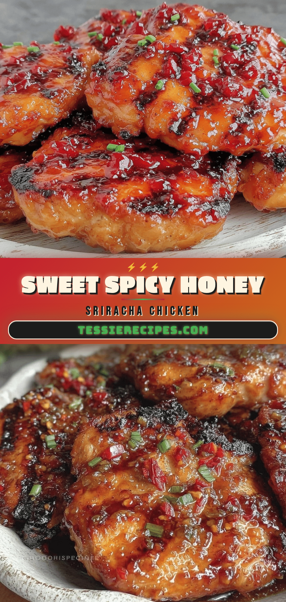 honey sriracha grilled chicken recipe