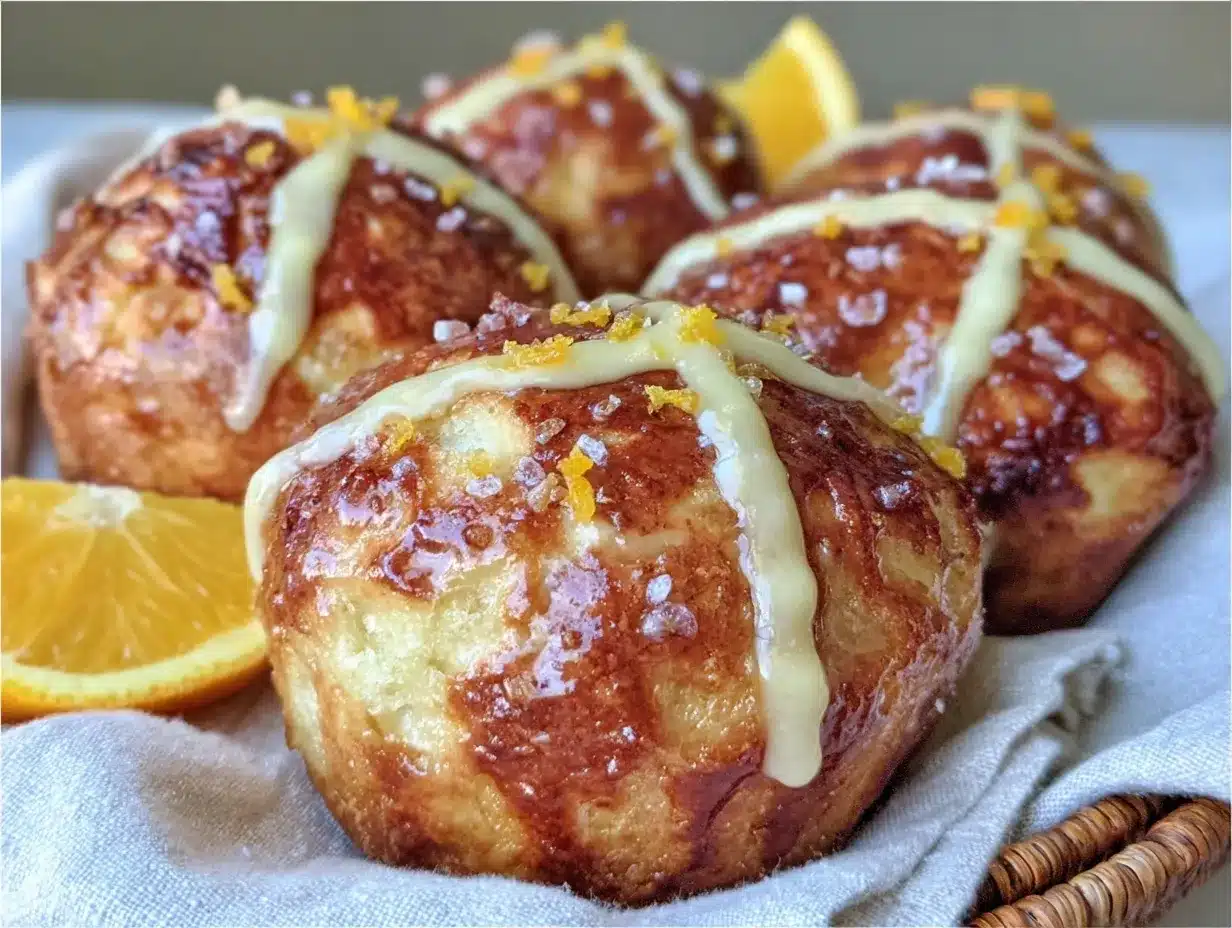 hot cross buns preparation steps