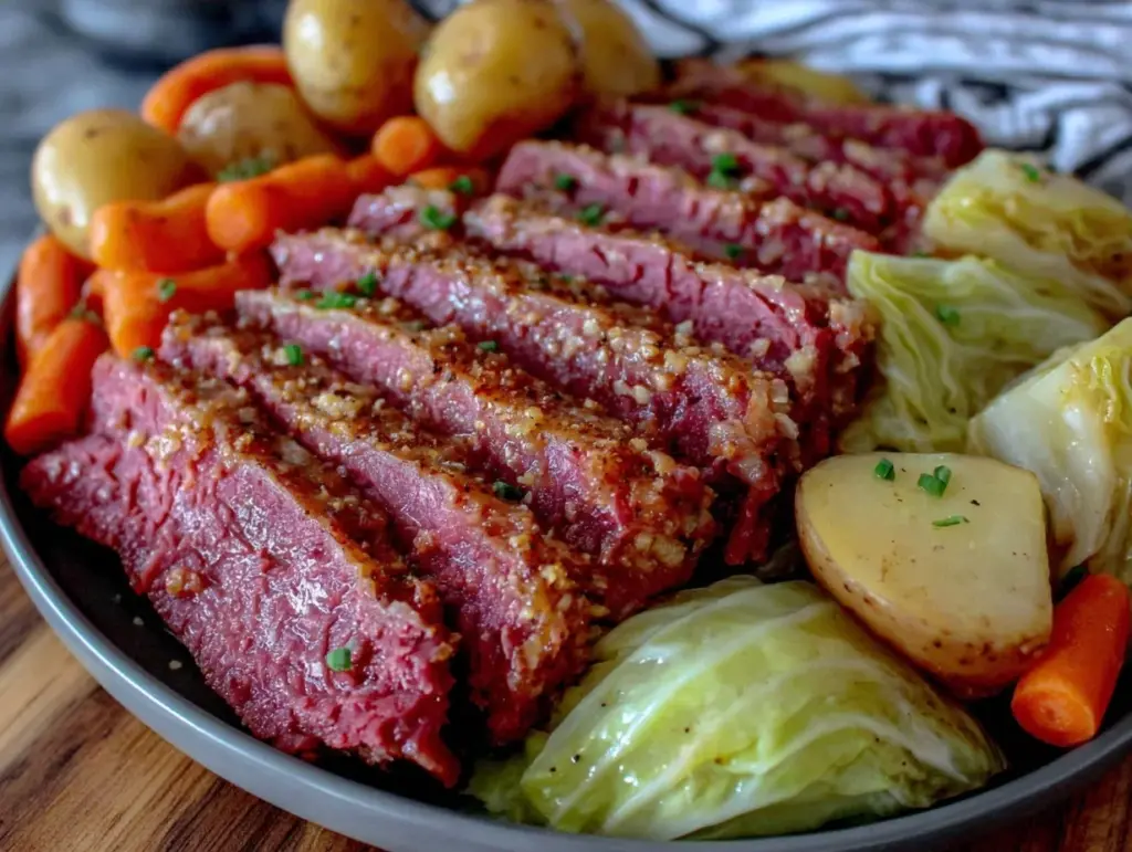 Instant Pot corned beef and cabbage - featured image