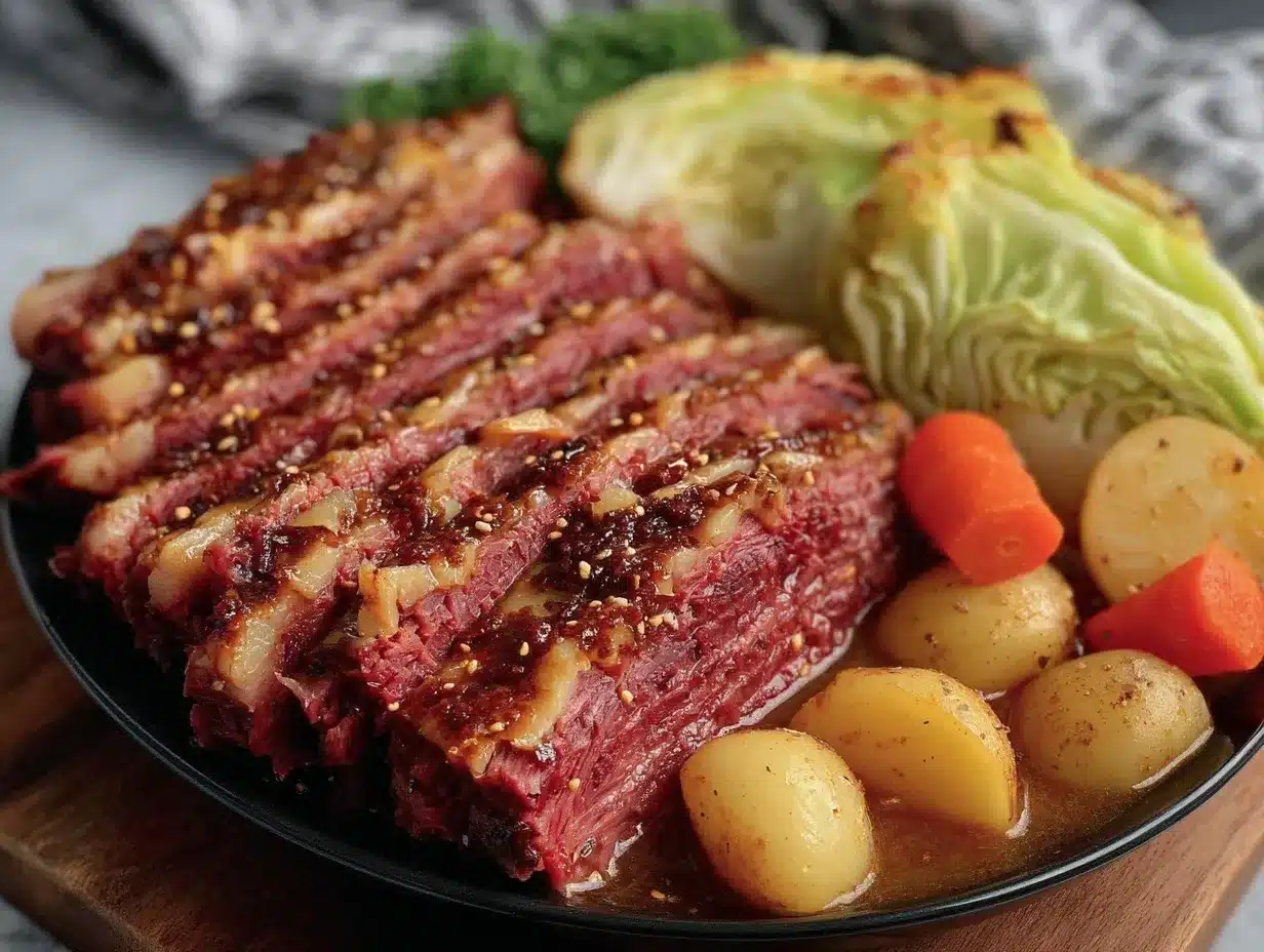 Instant Pot corned beef and cabbage preparation steps
