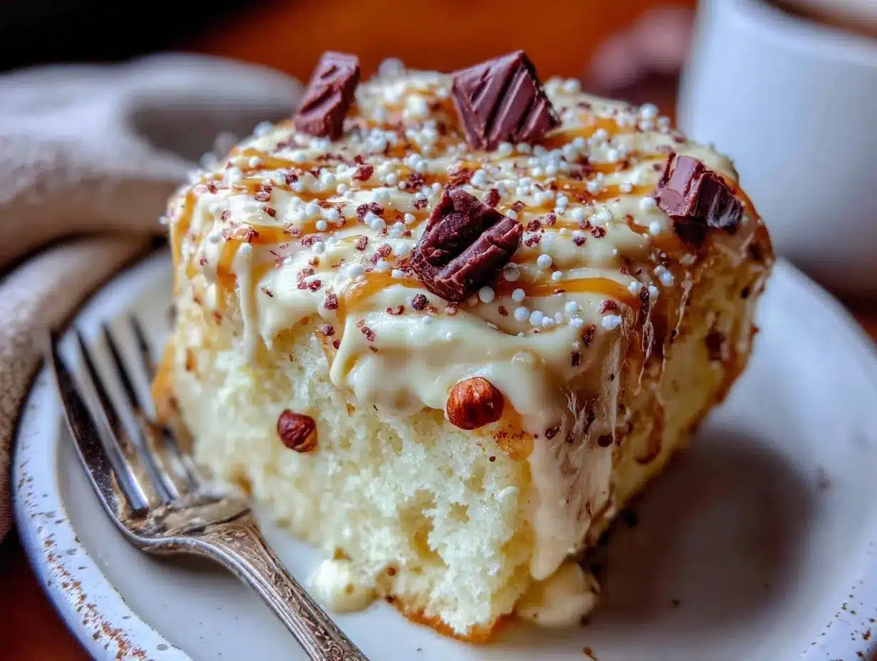 irish cream poke cake preparation steps
