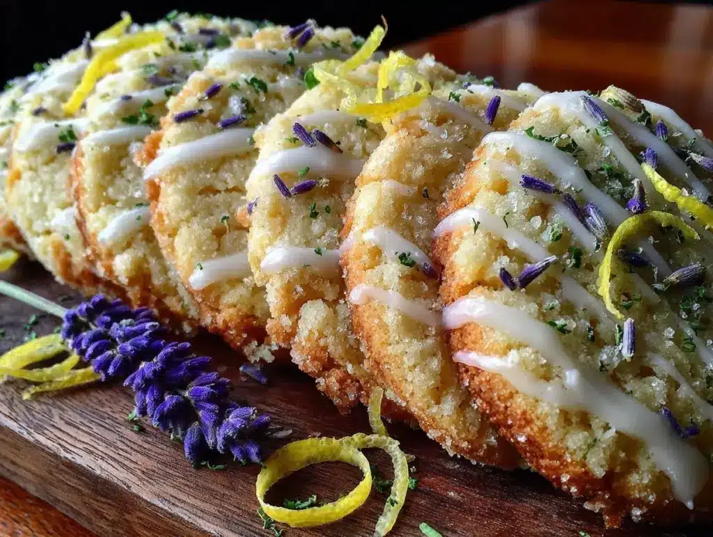 lavender earl grey shortbread cookies - featured image