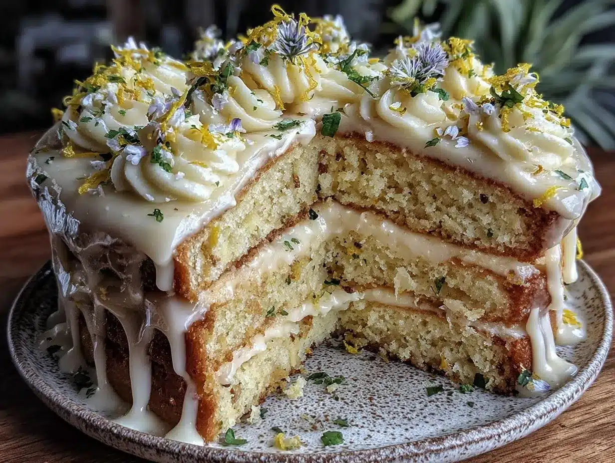lemon drizzle layer cake preparation steps