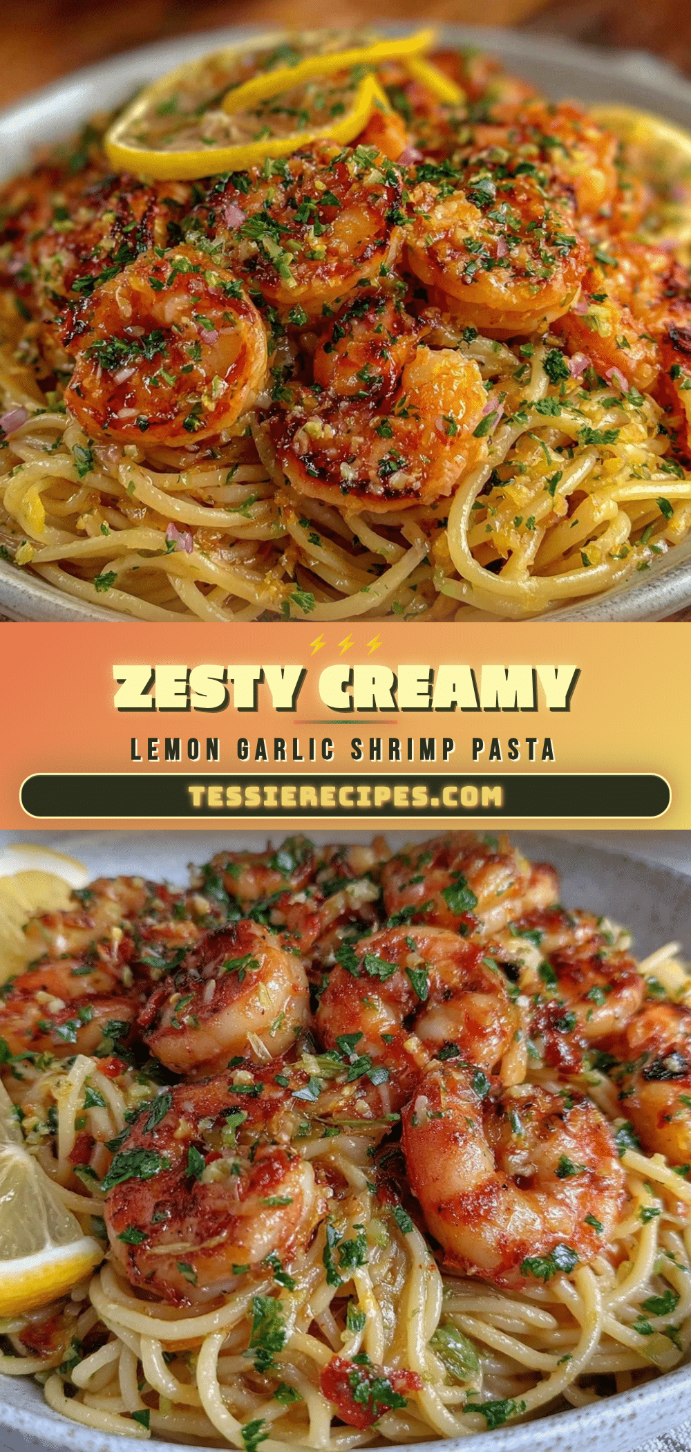 lemon garlic shrimp pasta recipe