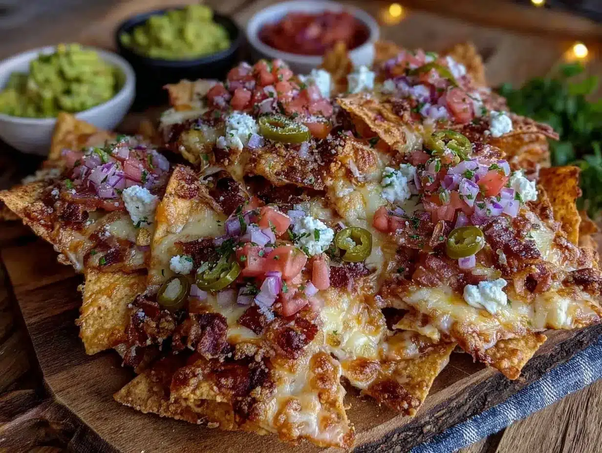 loaded nacho bar preparation steps