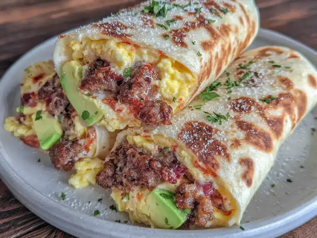 make ahead camping breakfast burritos - featured image