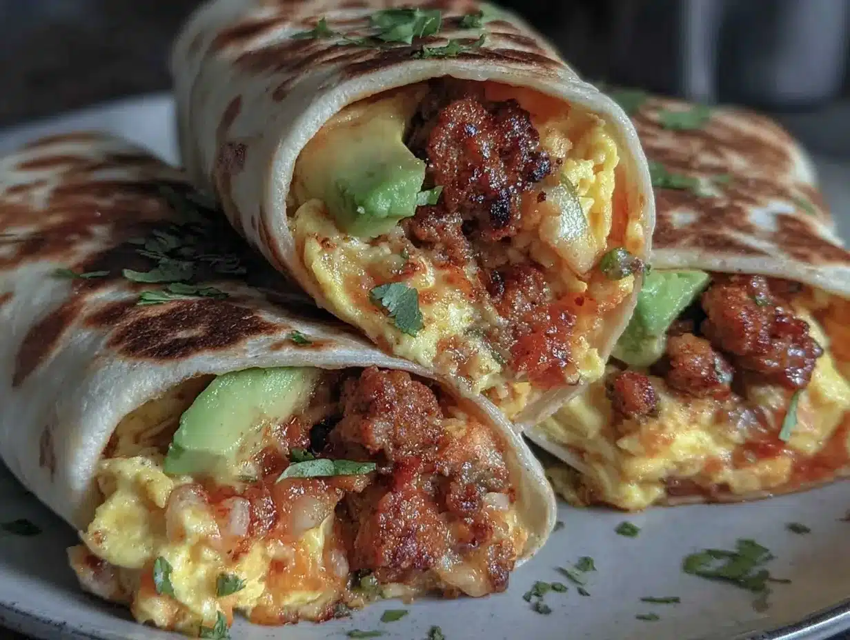 make ahead camping breakfast burritos preparation steps