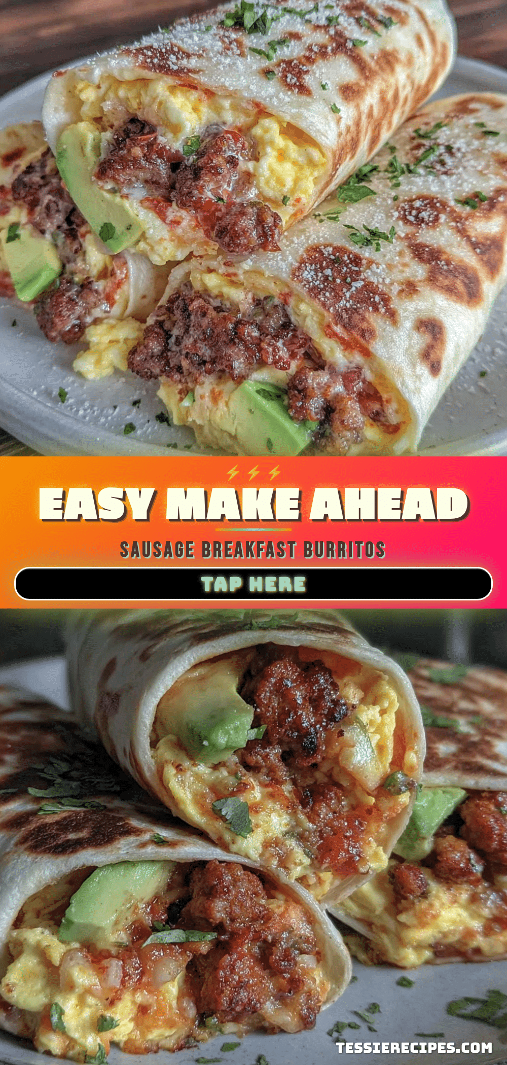 make ahead camping breakfast burritos recipe