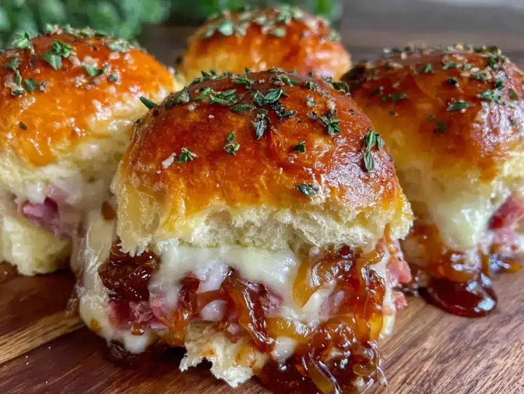 mini ham swiss sliders - featured image