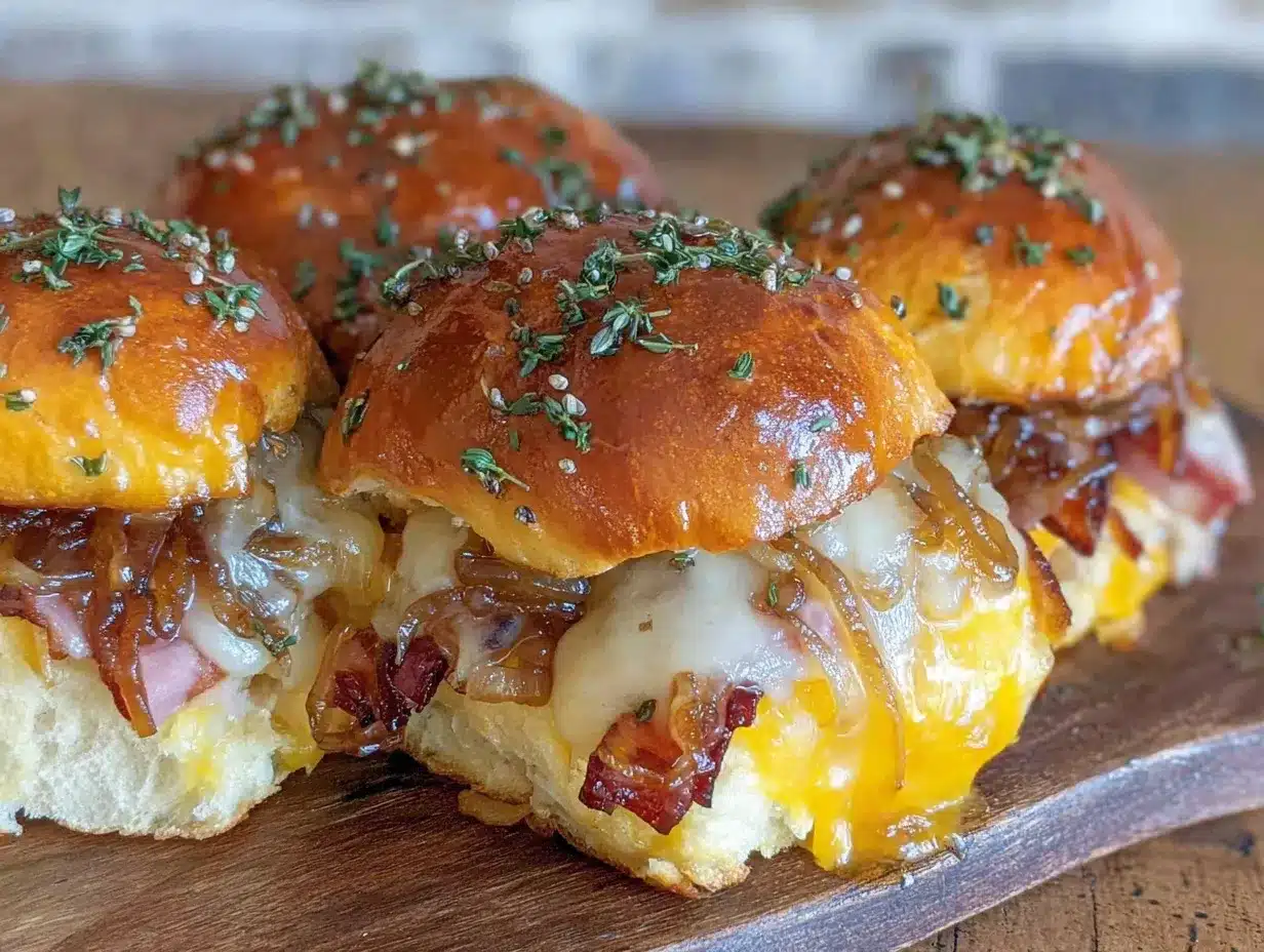 mini ham swiss sliders preparation steps