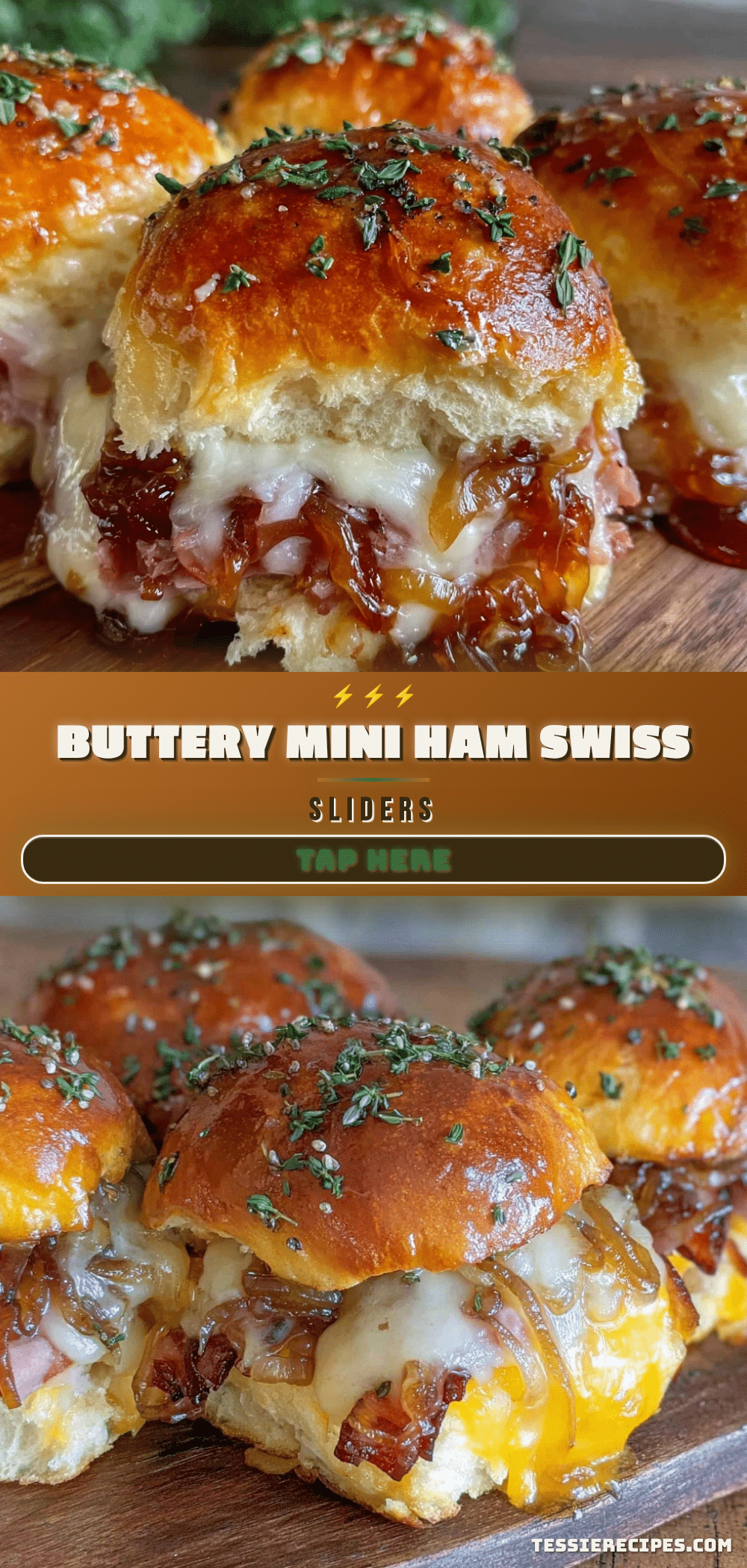 mini ham swiss sliders recipe