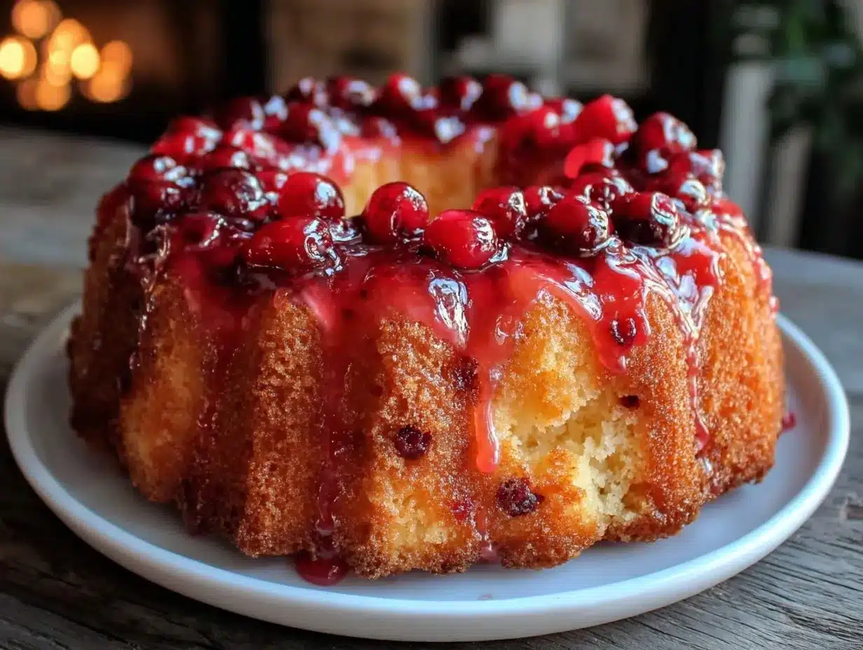 moist cherry lemonade bundt cake preparation steps